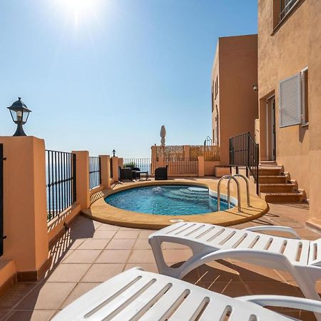 Chalet Con Vistas Al Mar Y Piscina Mojacar Bagian luar foto