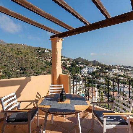 Chalet Con Vistas Al Mar Y Piscina Mojacar Bagian luar foto