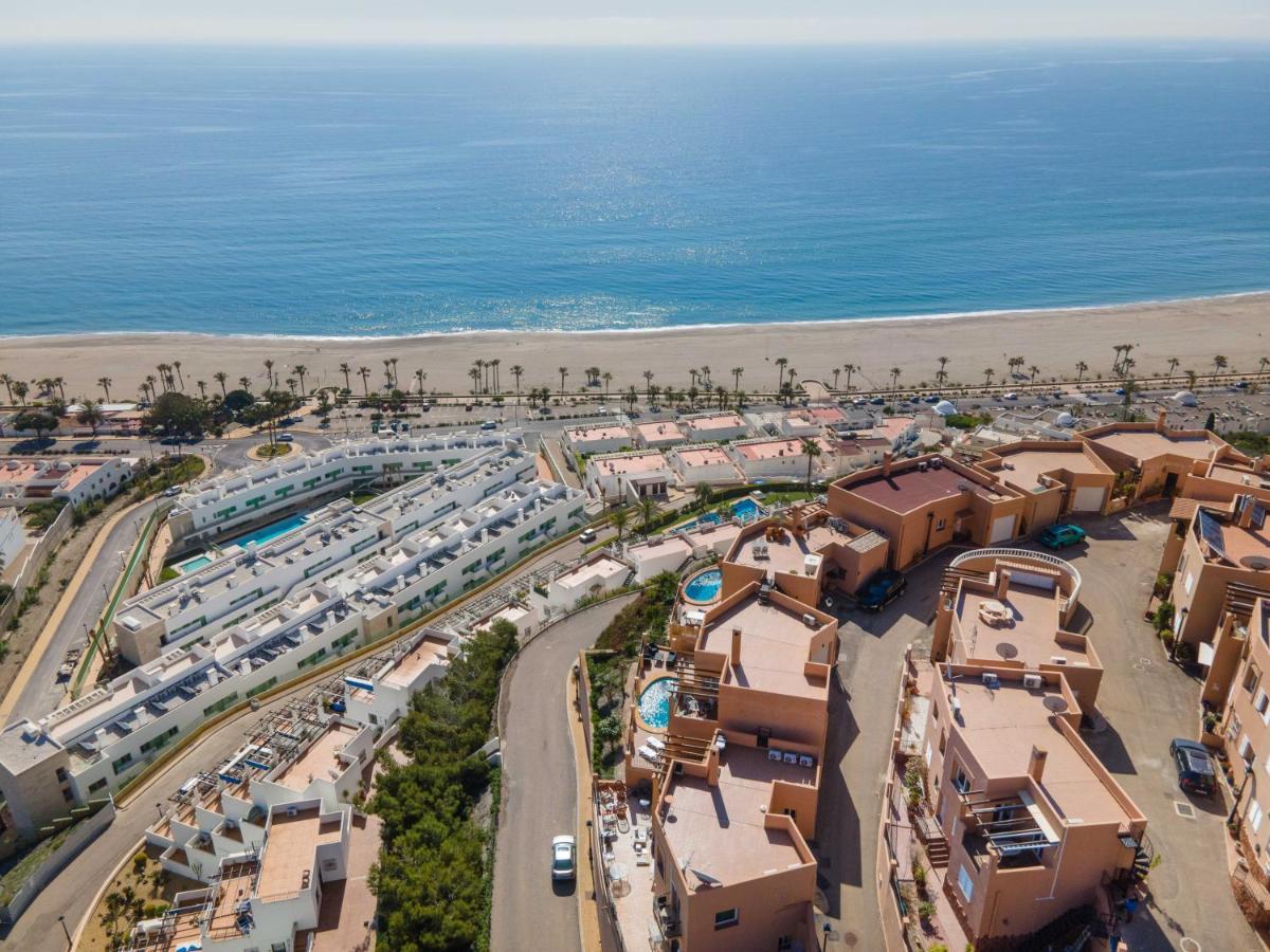 Chalet Con Vistas Al Mar Y Piscina Mojacar Bagian luar foto