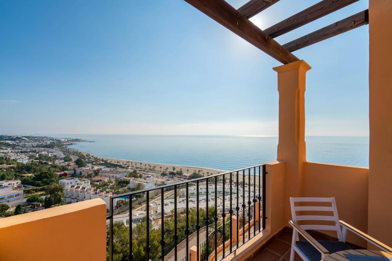 Chalet Con Vistas Al Mar Y Piscina Mojacar Bagian luar foto