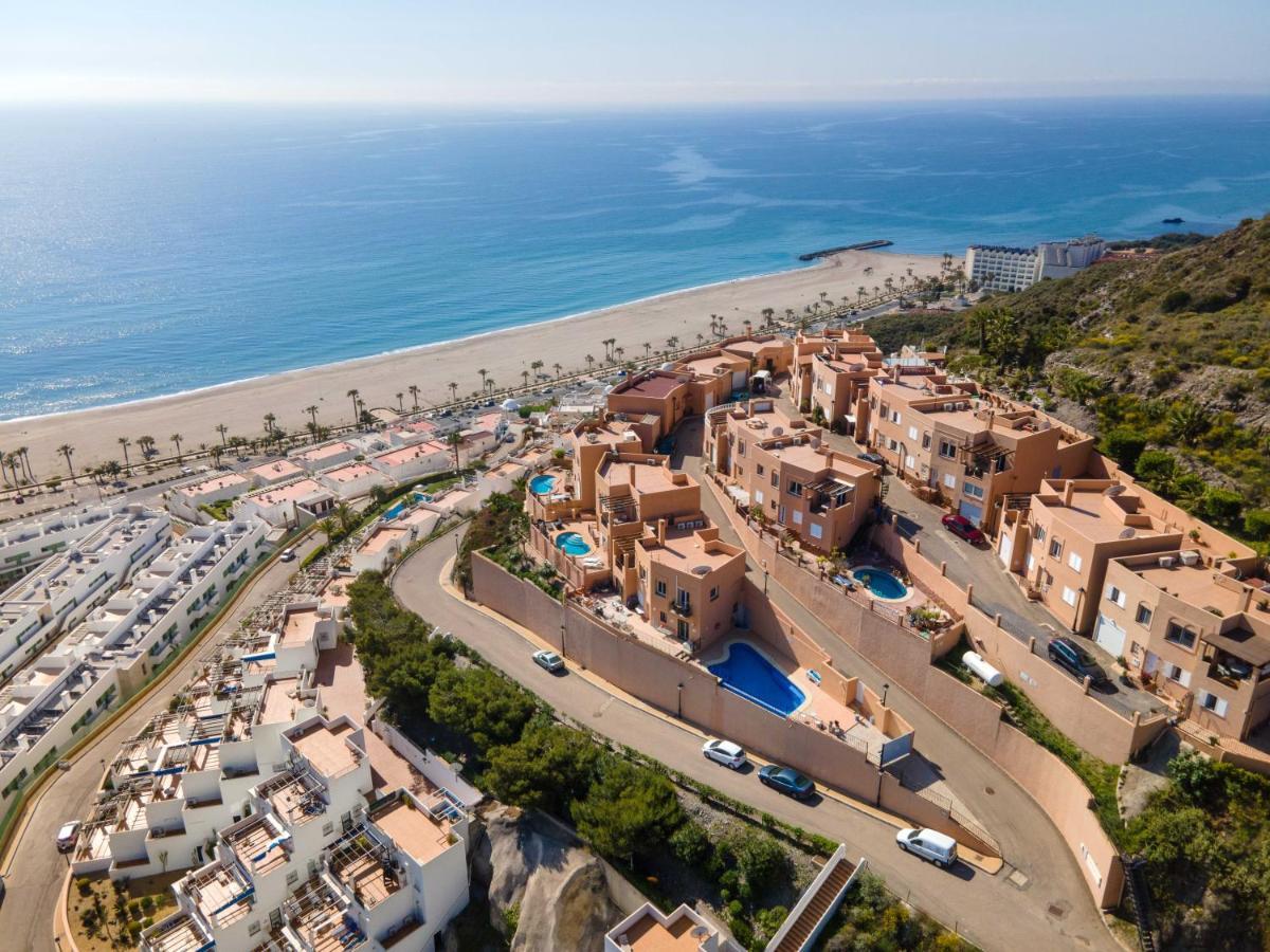 Chalet Con Vistas Al Mar Y Piscina Mojacar Bagian luar foto