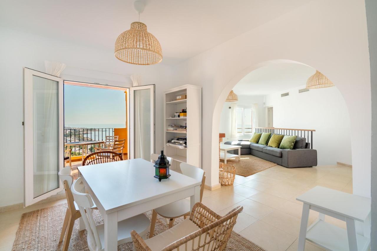 Chalet Con Vistas Al Mar Y Piscina Mojacar Bagian luar foto