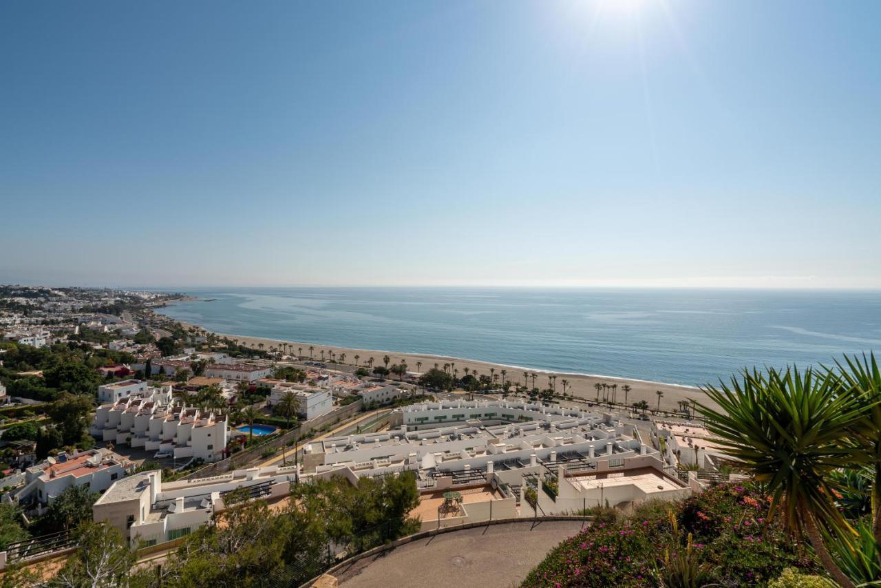 Chalet Con Vistas Al Mar Y Piscina Mojacar Bagian luar foto
