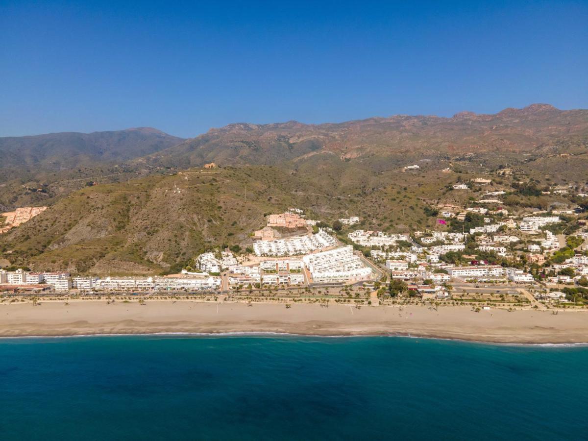 Chalet Con Vistas Al Mar Y Piscina Mojacar Bagian luar foto