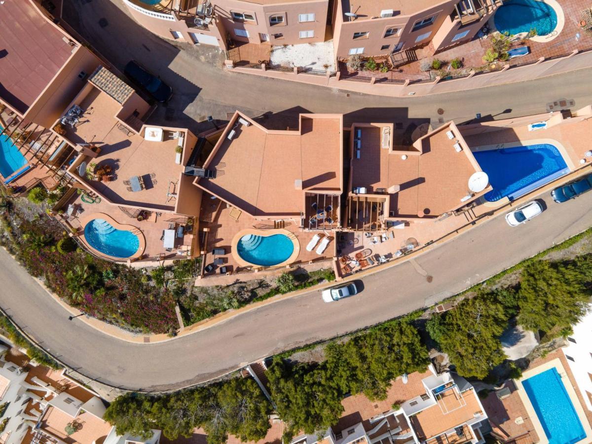 Chalet Con Vistas Al Mar Y Piscina Mojacar Bagian luar foto